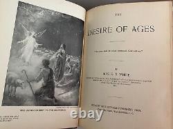 The Desire Of Ages E. G. White. 1898 Rare Antique Religious Book First Edition