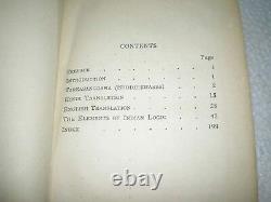 The Elements Of Indian Logic Tarkasangraha Rare Antique Book India 1934