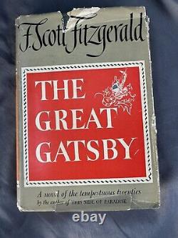 The Great Gatsby 1925- Grossest & Dunlap with Dust Jacket- RARE ANTIQUE BOOK