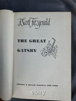 The Great Gatsby 1925- Grossest & Dunlap with Dust Jacket- RARE ANTIQUE BOOK