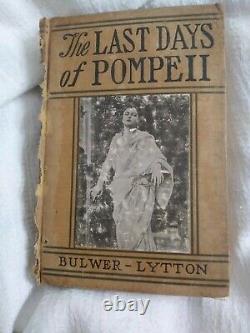 The Last Days Of Pompeii Bulwer-Lytton Rare (1834) Antique Book