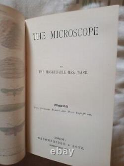 The Microscope By Mrs Mary Ward Illustrated Antique Circa 1870 Very Rare Book