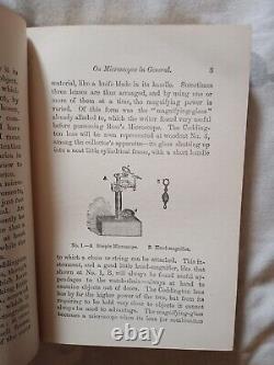 The Microscope By Mrs Mary Ward Illustrated Antique Circa 1870 Very Rare Book