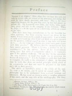 The Mind Of Mahatma Gandhi Rare Antique Book India 1945