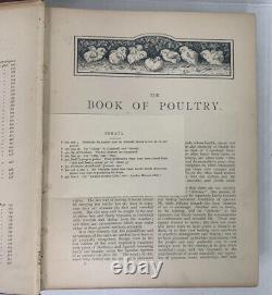 The New Book Of Poultry by Lewis Wright RARE ANTIQUE