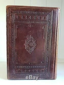The Odyssey, Homer RARE Antique 1883 Ornate Victorian Leather Classic Adventure