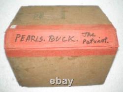 The Patriot-pearl S Buck Rare Antique Book 1939