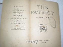 The Patriot-pearl S Buck Rare Antique Book 1939