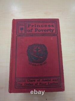 The Princess Of Poverty St Claire Of Assisi Rare Antique 1900 Fr Marianus Fiege