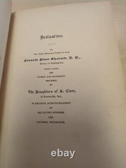 The Princess Of Poverty St Claire Of Assisi Rare Antique 1900 Fr Marianus Fiege