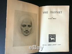 The Prophet, by Kahlil Gibran 1924 Rare 1st Ed, 2nd Prtg, Antique H/C Book