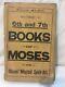 The Sixth And Seventh Books Of Moses Magical Spirit Art Occult 1880 Rare