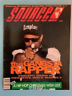 The Source Magazine December 1990 Eazy E Rare Vintage