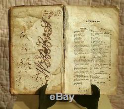 The Virginia Housewife RARE antique Leather Cookbook 1830s Mary Randolph / Texas