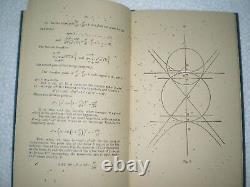 Thesis On The Reciprocal Polars Of Conic Sections Rare Antique Book India 1911