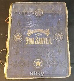 Tom Sawyer 1881 Edition Antique Book Mark Twain Rare Book