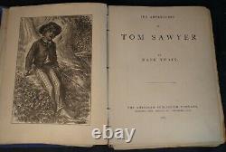 Tom Sawyer 1881 Edition Antique Book Mark Twain Rare Book