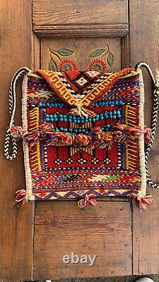 Turkish Anatolian Svrhsar Tribal Book Bags Antique Rare Excellent