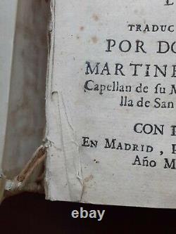 ULTRA RARE Antique 1737 CUSTOMS OF THE CHRISTIANS Book SPANISH Pingarron VELLUM