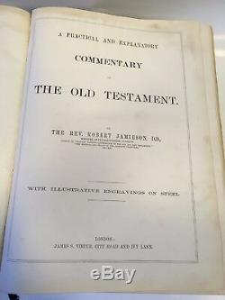 Unique, Rare, Extra Large, Antique Pulpit Holy Bible