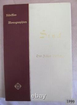 V. Rare Antique 1899 German Hardcovers Book Secession Style By Franz Stuck