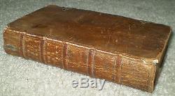 VERY RARE, 2 VOL, 1704 & 1697, ANTIQUE LEATHER With CLASPS, LA REGLE DE S. BENOIST