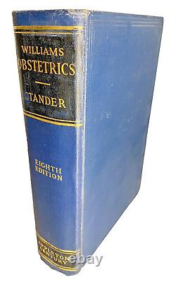 VG+ Williams Obstetrics Henricus Stander 1941 Antique Medical Book OBGYN RARE