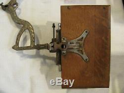 VTG ANTIQUE 19th C 1800's RARE TWO VOLUME BOOK HOLDER ADJUSTABLE STAND with OAK