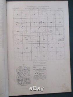 Very Rare 1897 Plat Book and Business Directory Tama County Iowa Atlas Map Book