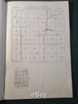 Very Rare 1897 Plat Book and Business Directory Tama County Iowa Atlas Map Book