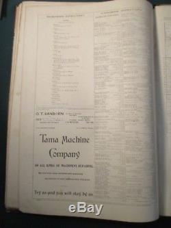 Very Rare 1897 Plat Book and Business Directory Tama County Iowa Atlas Map Book