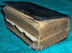 Very Rare, Antique, Small Scottish Gaelic Bible Early 1800's Old & New Testament