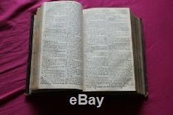 Very Rare Antique'The Holy Bible' Old and New Testament. Printed in 1820