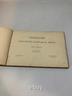 Very Rare Fairhaven MA 1896 Antique Book Judd Photographs