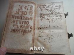 Very Rare dated 1829 Germantown, Pa Bible with 18th Century Folk Art Book Plates