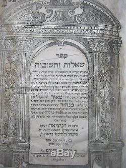Very antique judaica book 1st Edition Venice1618 Extremely rare Signature Hebrew