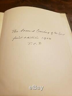 Very rare 1904 THE SECOND COMING OF THE LORD Ningpo Trinity College