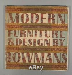 Very rare Modern Furniture and Design by Bowman's Barnett Freedman Alvar Aalto