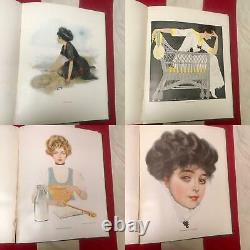 Vintage 1911 Coles Phillips'A Gallery of Girls' Picture Art Book Antique Rare