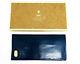 Vintage 1970's 1980's Gucci Navy Leather Check Book Card Holder Wallet Rare Box