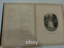 Vintage Antique American library of art literature & song Vol. VI 1886 Book Rare