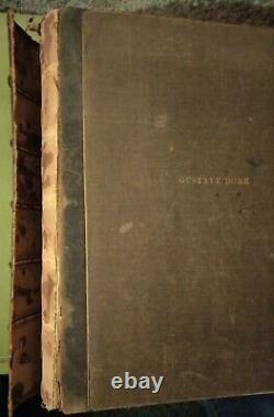 Vintage Antique Gustave Dore Gallery Book 250 Engravings Ollier Rare! Plates