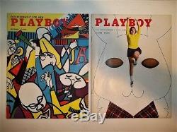 Vintage Complete 1954 Playboy Magazine Full Year Set All 12 Issues Rare