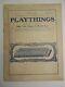 Vintage Early & Rare! Playthings Toy Magazine February 1903 Vol 1 No. 2 Dolls