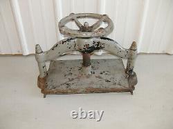 Vintage Large Antique Cast Iron Book Press 10 x 15 VERY HEAVY Works Great RARE