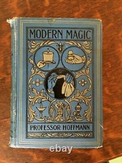 Vintage RARE Old Antique Modern Magic Art of Conjuring Trick Witch Book Hoffmann