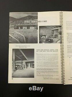 Vintage Rare 1951 California Book of Homes Neutra Eichler Schindler MCM Modern