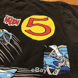 Vintage Speed Racer Graphic Tee Shirt Comic Book Movie Rare 90s Cartoon Medium