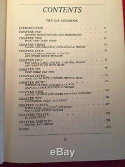 Vintage the Gay Cookbook Very Rare Homo 1960s Campy Cuisine