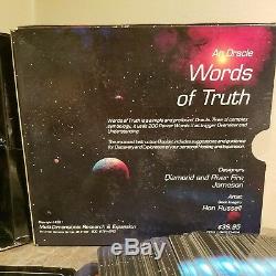 WORDS OF TRUTH AN ORACLE Diamond River Fire Jameson OOP RARE Vintage Book Lot